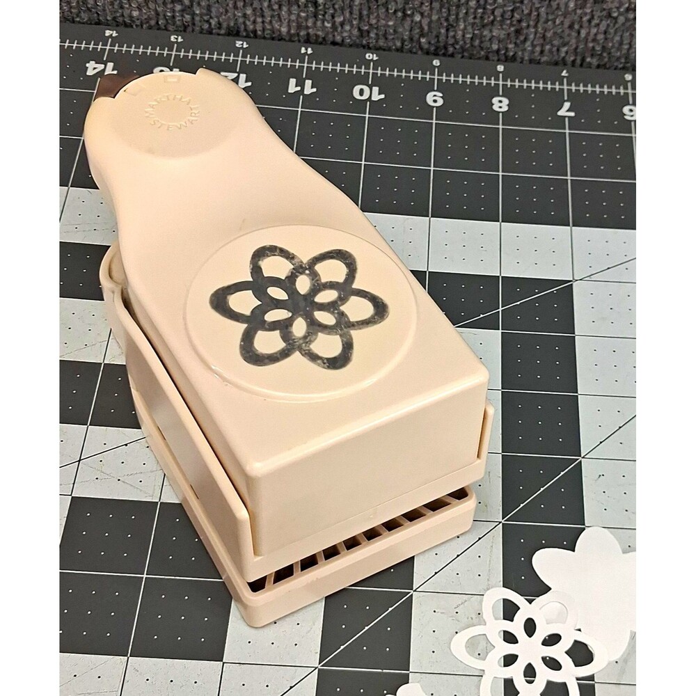 Martha Stewart Wildflower Layering Punch 2"-2.75" Craft Cutter White